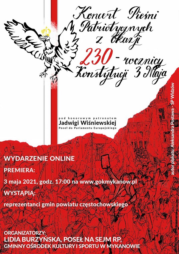 Koncert Pieśni Patriotycznych z okazji 230. Rocznicy  Uchwalenia Konstytucji 3 Maja